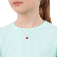 Kette mit Anhänger aus 925 Sterlingsilber mit emailliertem Apfel-Anhänger, Prinzessin Lillifee Modell: 2040633