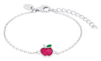 Armband aus 925 Sterlingsilber mit Apfel-Motiv,...