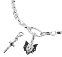 Charm-Anhänger aus 925 Sterlingsilber mit 750er...