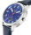 Master Time MTGA-10958-32L Funkuhr Herrenuhr Aviation Blau Leder