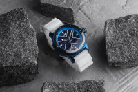 Herrenuhr, Automatikwerk, Kosmosblaues Aventurin-Zifferblatt - Vostok Europe "Object X" Modell: NH35-599E776