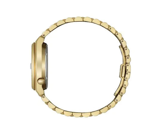 Herrenuhr, Automatik aus Edelstahl Roségold - Blaues Zifferblatt - Citizen Modell: NK0023-57L