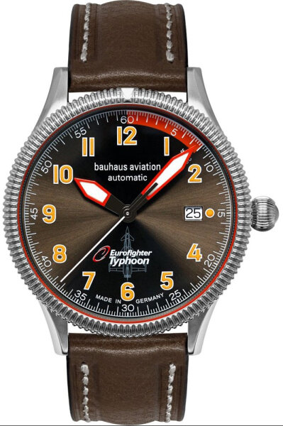 Automatik-Fliegeruhr Schweizer SW200 Uhrwerk - Bauhaus Modell: 2556-2