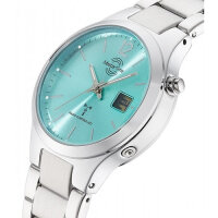 Funk Damenuhr, Lady Line, Türkises Zifferblatt -...