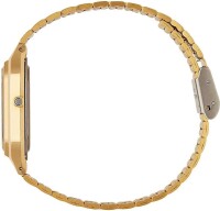 Casio Vintage Herrenuhr AQ-230GA-5AMQYES Gold Braun Analog-Digital Edelstahl