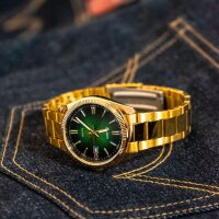 Herrenuhr mit grünem Zifferblatt - Casio Modell: MTP-1302PGC-3AVEF