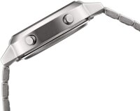 Vintage Damen Digitaluhr Edelstahl Armband Silber Retro Casio Modell: LA670WEA-8AEF