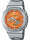 Herrenuhr, robuste Edelstahl G-Shock, orangefarbenes Zifferblatt - Casio Modell: GM-2110D-4AER