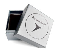 Herrenuhr, Fliegeruhr aus Edelstahl- Schwarzes Zifferblatt - Messerschmitt Modell: 109-42R12L