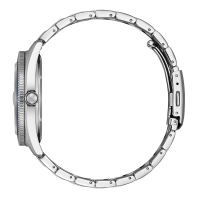 Herrenuhr, Eco-Drive Sportuhr aus Edelstahl - Blaues...