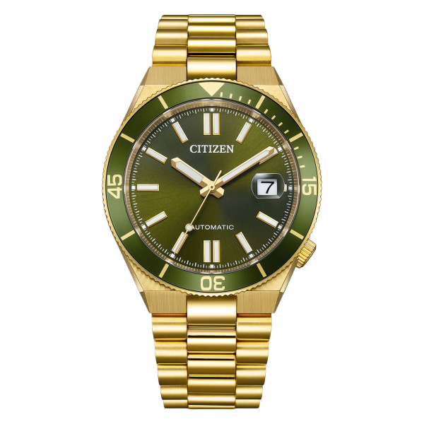 NJ0232-53X Male Stainless steel khaki ⌀ 40mm Citizen Onlineshop