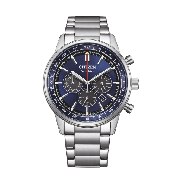 Herrenuhr, Citizen CA4720-52L Eco-Drive, Edelstahl blau 42mm