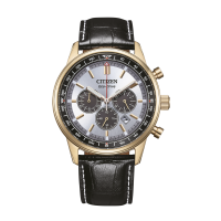 Chronograph aus Edelstahl, mit silberfarbenem Zifferblatt - Citizen Modell: CA4723-03A