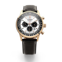 Chronograph aus Edelstahl, mit silberfarbenem Zifferblatt - Citizen Modell: CA4723-03A