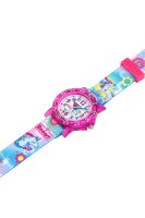 Scout Kinderuhr analog aus der Serie "The IT Collection" mit buntem Textilband, Einhorn-Motiv und Quarzwerk