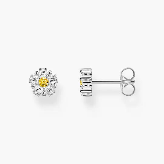 Ohrstecker Blume Lovely Daisy klein Silber