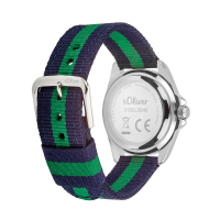 Damenuhr, elegante Armbanduhr mit weißem Zifferblatt - s.Oliver Modell: SO-3132-LQ