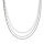 Damen-Halskette in Layering-Optik, silberfarben - s.Oliver Modell: SOJ-0241-N-47