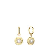 Damen Schmuck-Set, goldfarben mit Zirkonia - BERING Modell: Arctic-Flowers-Set-gold-white