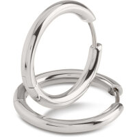 Damenohrringe, Titan, 23 mm, Silberfarben - Hersteller...