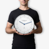 Wanduhr Naos weiß