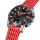 Herrenuhr mit rotem Silikonarmband - Festina Modell: F23305/4